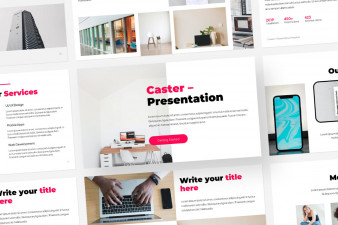 Caster - Keynote Presentation Template